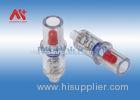 Non - Leakage PVC + AB Medical Check Valve For Inflatable Mask