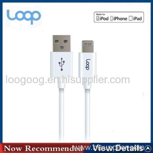 MFI certificated 8pin lightning cable for iphone6+/ipad air2/ipad mini3/ipod touch5/ipod nano7