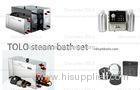Stainless Steel Sauna Steam Generator , Wired Touch Screen Control Panel