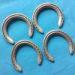 OEM ODM Aluminum Steel Game Horseshoes U shaped , Silver