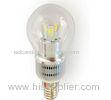 Transparent 5W 360 Dimmable Led Globe Light Bulb E26 With CRI 85RA , Aluminum
