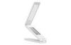 portable folding Rechargeable LED Table Lamp Plastic reading light , White