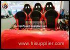 6 Seats 5d Movie Cinema Equipment With Pneumatic Chair , Water Spraying