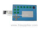 Pps Board WaterProof Membrane Switch embossed , Push Button with Clear Window