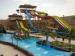 Anti-UV Aqua Park Equipment Large Fiber Glass With 12m Height