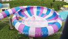 Fiber Glass Aqua Park Equipment Super Bowl Water Slide For Adults