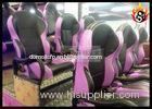 Purple Motion Chair with Stop Button for 5D Movie Theater Equipment