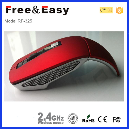 folding wireless optical surface mouse