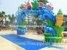 Aqua Fountains Play Structure Fiber Glass Carton Gate Water Sprayground for Adults