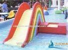 Outdoor Family Recreation Rainbow Slide Water Spraygrounds Equipment