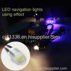 12V 1.5W Aluminum Alloy LED Night Lights Navigation Light for RC Multicopter / Airplanes/ QAV