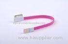Colorful Magnet Flat Universal USB Cables USB Data Sync Cable For Apple Iphone 4