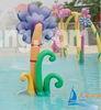 Water Park Equipment Sunflower Water Sprayground System with Multi-level Platforms