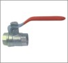 Brass Ball Valve With Flat Steel Handle