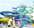 Large - scale 1200 Riders Amusement Park Water Slides Combination For Water Park Resorts
