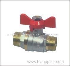 Brass Ball Valve M/M Standard Port Nicke Plated