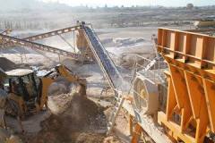 Commonly used type of big stone crushing plant