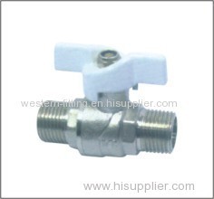 Brass Ball Valve Aluminum Butterfly Handle