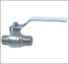 Brass Ball Valve M/F Nickel Plated Full Port Aluminum Handle