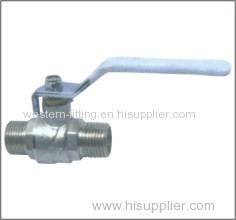 Brass Ball Valve M/F Nickel Plated Full Port Aluminum Handle