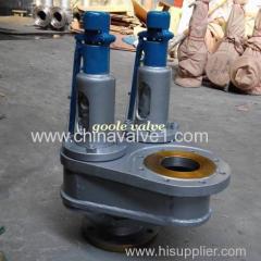 Double spring safety valve