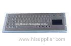 stainless steel industrial Kiosk keyboard , Industrial 67 key keyboard
