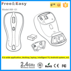 Hot sell universal wireless 2.4G optical gyration air mouse for windows and Android