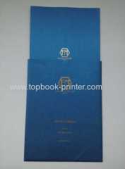 Fabric cloth cover clothing hardcase book with jacket