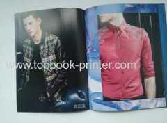 Fabric cloth cover clothing hardcase book with jacket printing