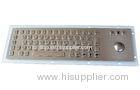vandal proof metal kiosk keyboard long stroke / illuminated ultrathin keyboard