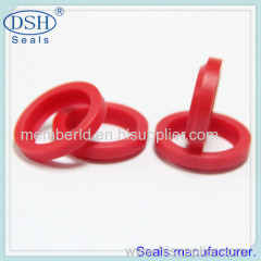 Wiper seals supplier, red PU scraper seals