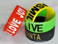 one inch silicone bracelets