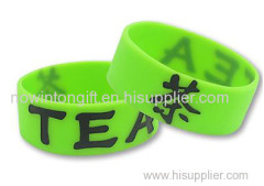 one inch silicone bracelets