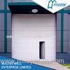 Manual / Remote Control Industrial Sectional Door White Of Galvanized Steel