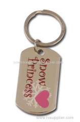 metal keychains keyrings dogtag