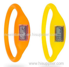 Anion silicone sport watch