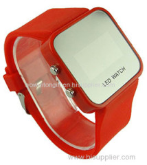 led watch silicone watch