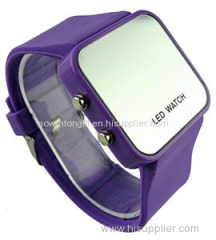 led watch silicone watch