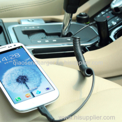 5v 600mA car charger with cable for samsung USB car charger