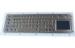 long stroke touchpad kiosk metal keyboard with panel mounting