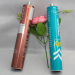 Collapsible aluminum hair color tube packaging