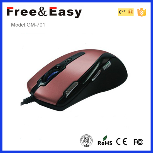 laser gaming mouse with fire bottom