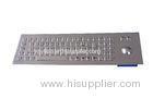 wall mount Kiosk Metal Keyboard , Medical IP65 water proof keyboard
