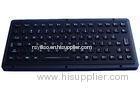 IP65 dynamic vandal proof industrial military black metal keyboard with FN keys