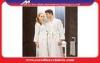 White Waffle Kimono Luxury Bathrobes for Couples