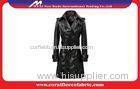 Ladies Leather Long Trench Jacket Women Dust Coats