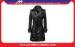 Ladies Leather Long Trench Jacket Women Dust Coats