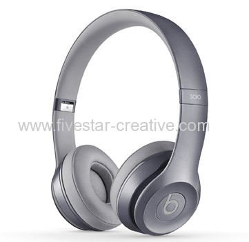 beats solo 2 wired grey