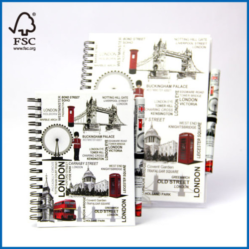 Ruled Spiral Notebook Pen and Diary Sets