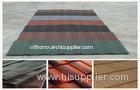 Grid / Wave Stone Coated Lightweight Metal Roof Tiles , architectural european roof tile